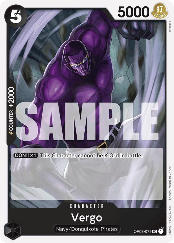 Vergo (Reprint) UC Premium Booster -The Best- OP03-079 NM