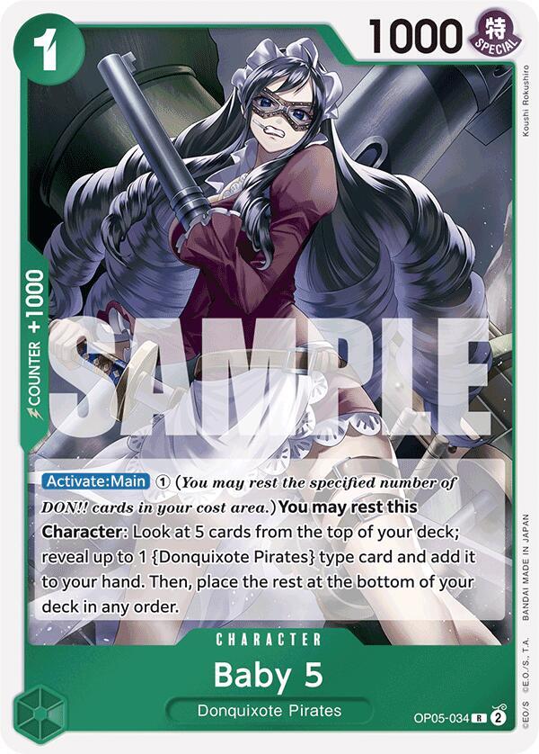 Baby 5 (OP05-034) (Reprint) R Premium Booster -The Best- OP05-034 NM