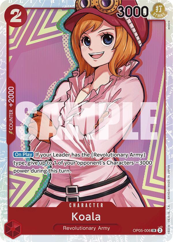 Koala (Reprint) SR Premium Booster -The Best- OP05-006 NM