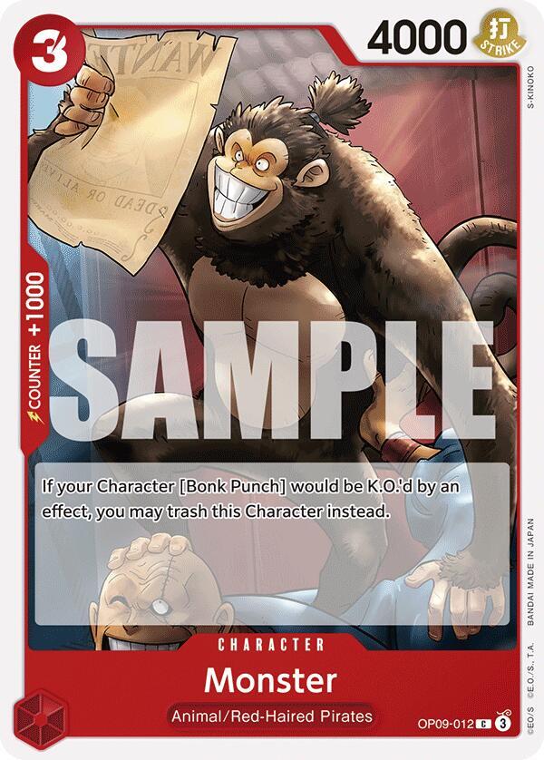 Monster C Emperors in the New World OP09-012 NM