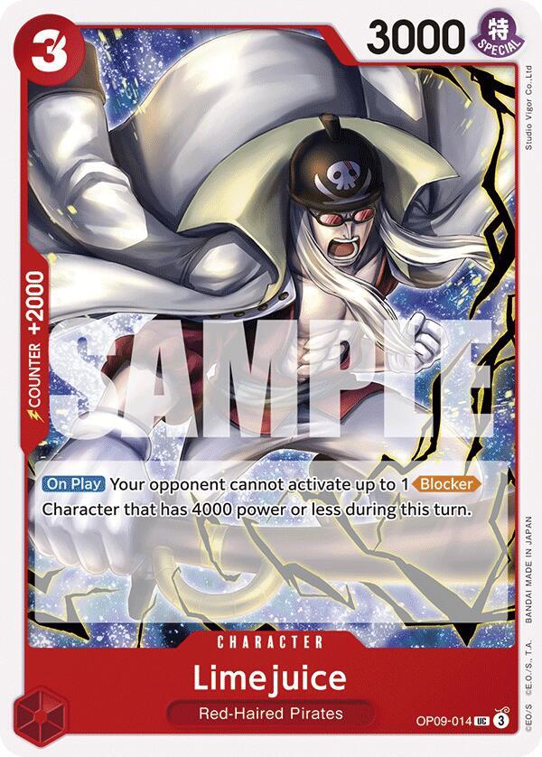 Limejuice UC Emperors in the New World OP09-014 NM