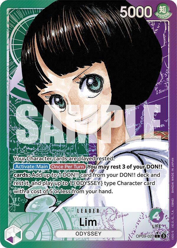 Lim (022) (Parallel) L Emperors in the New World OP09-022 NM