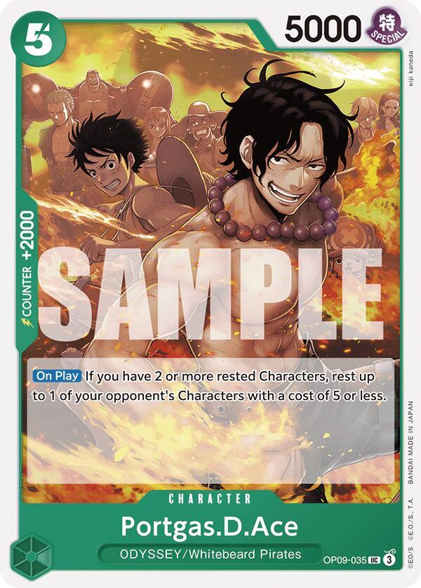 Portgas.D.Ace UC Emperors in the New World OP09-035 NM