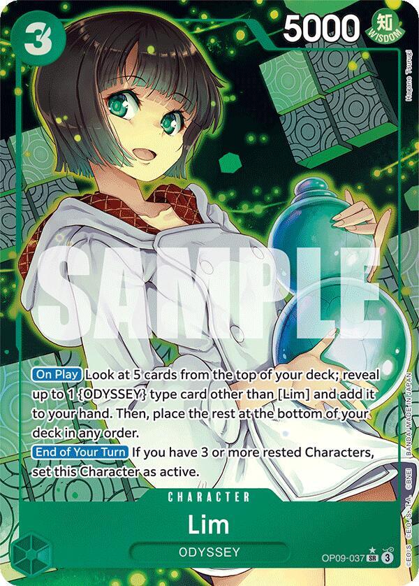 Lim (037) (Parallel) SR Emperors in the New World OP09-037 NM