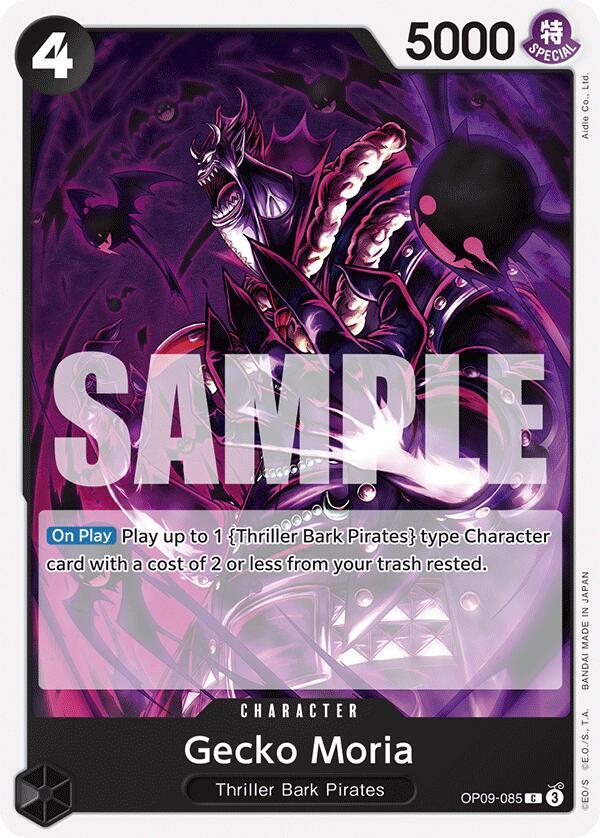 Gecko Moria C Emperors in the New World OP09-085 NM