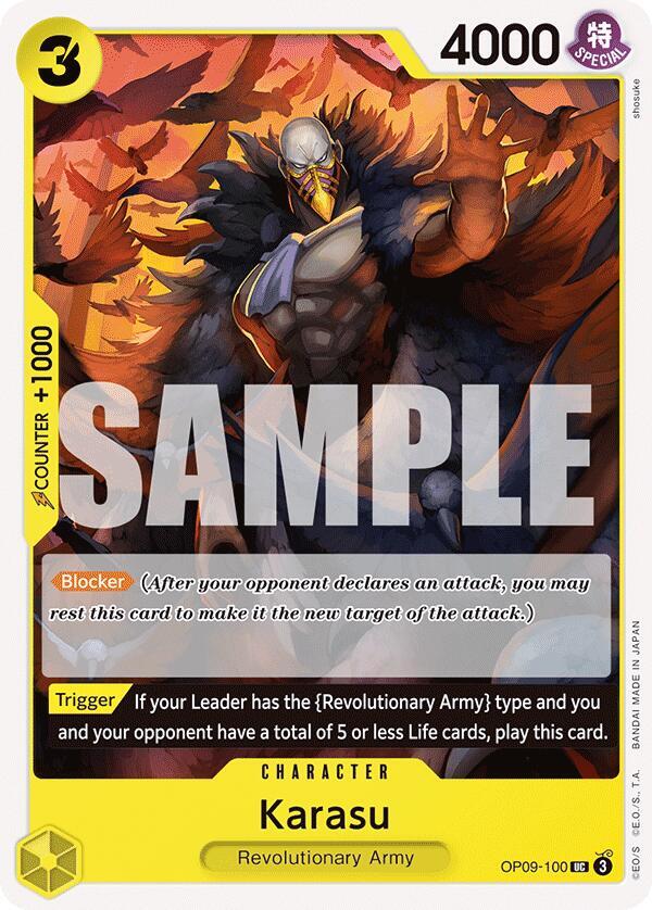 Karasu UC Emperors in the New World OP09-100 NM