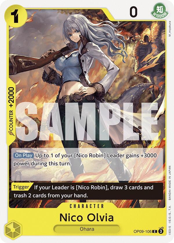 Nico Olvia C Emperors in the New World OP09-106 NM
