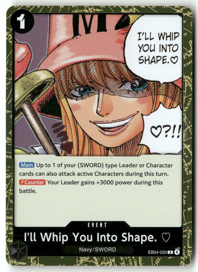 I'll Whip You Into Shape. R Adventure on Kami's Island EB04-050 NM