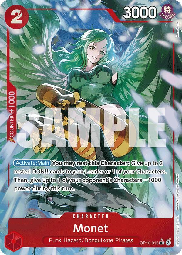Monet (Parallel) SR Royal Blood OP10-016 NM