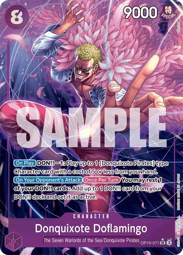 Donquixote Doflamingo (Parallel) SR Royal Blood OP10-071 NM