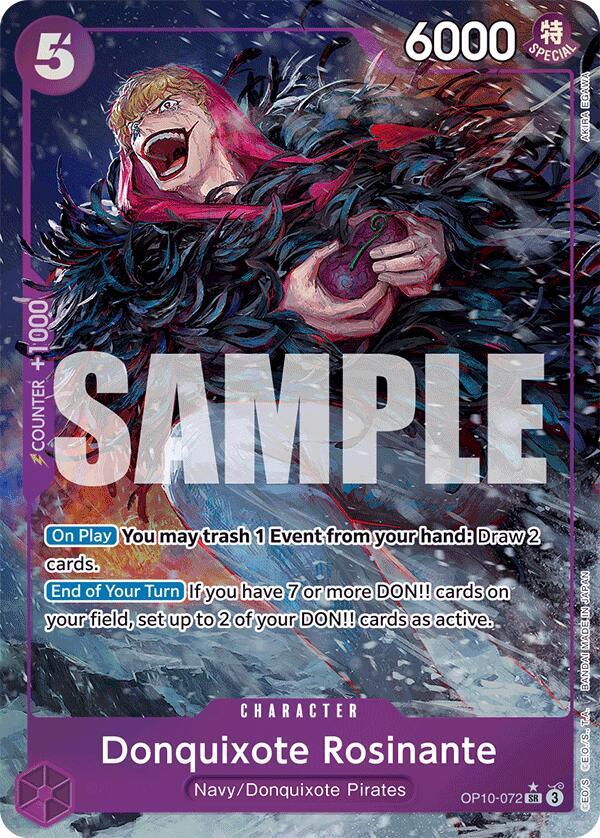 Donquixote Rosinante (Parallel) SR Royal Blood OP10-072 NM