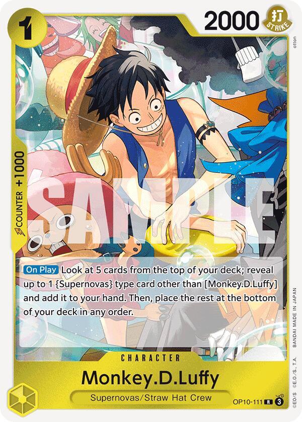 Monkey.D.Luffy (111) R Royal Blood OP10-111 NM