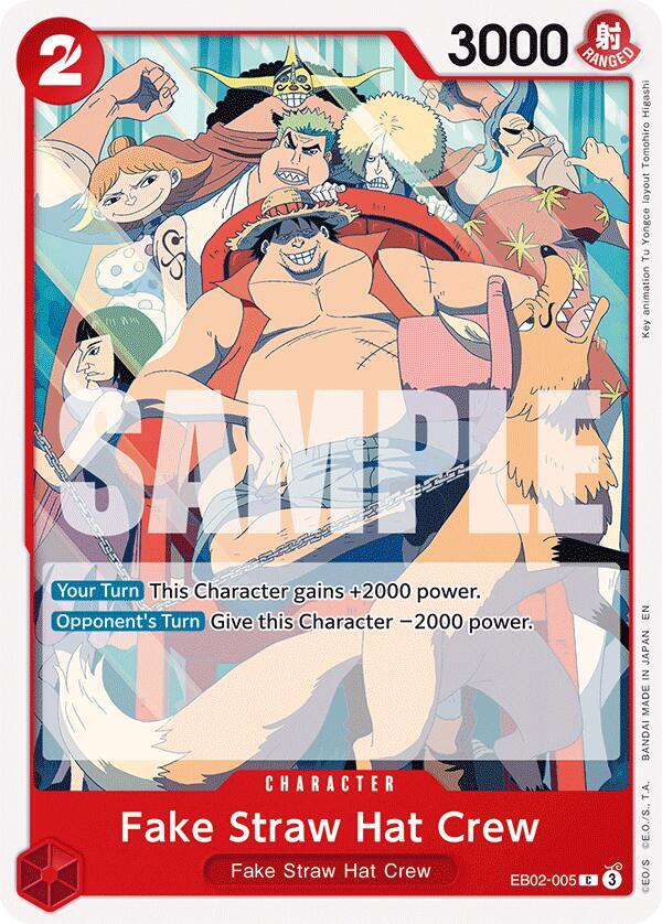 Fake Straw Hat Crew C Extra Booster: Anime 25th Collection EB02-005 NM