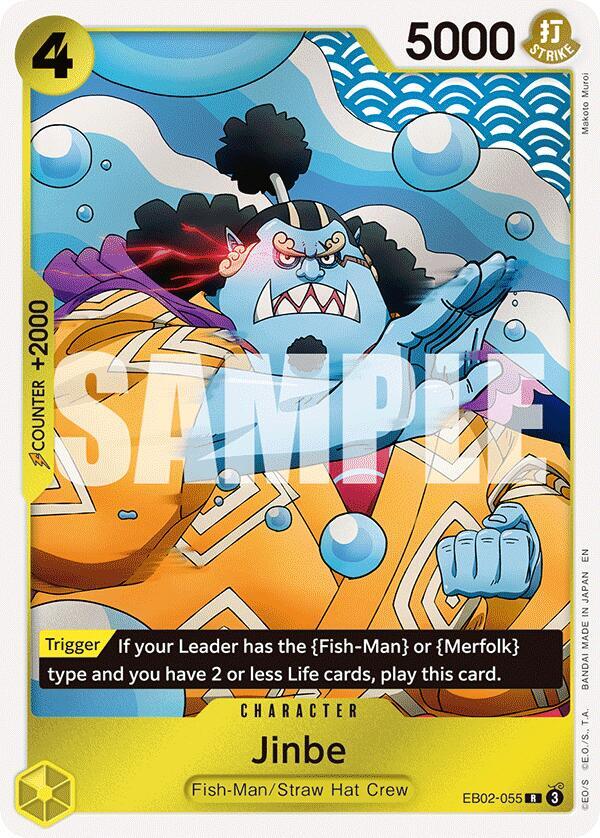 Jinbe R Extra Booster: Anime 25th Collection EB02-055 NM
