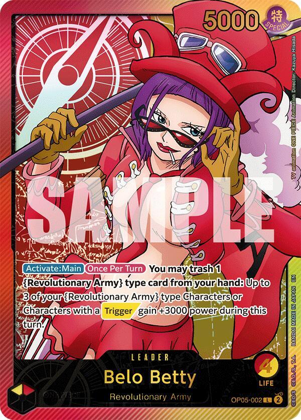 Belo Betty (SP) L Extra Booster: Anime 25th Collection OP05-002 NM