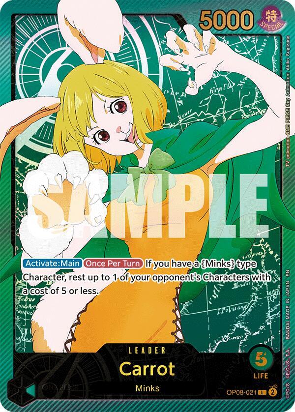 Carrot (SP) L Extra Booster: Anime 25th Collection OP08-021 NM
