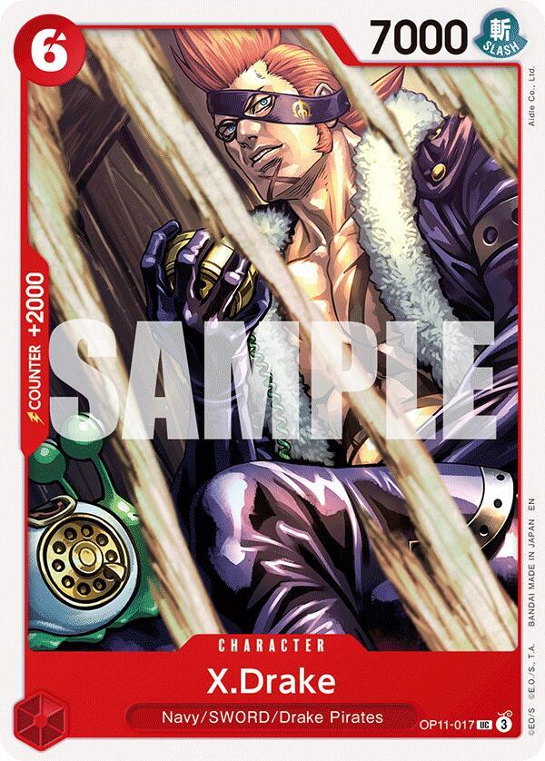X.Drake UC A Fist of Divine Speed OP11-017 NM