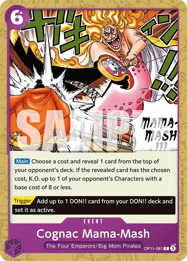 Cognac Mama-Mash C A Fist of Divine Speed OP11-081 NM