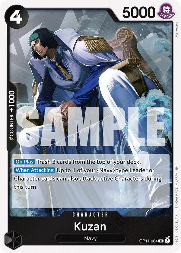 Kuzan R A Fist of Divine Speed OP11-084 NM