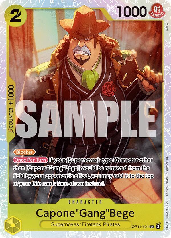 Capone"Gang"Bege (101) SR A Fist of Divine Speed OP11-101 NM