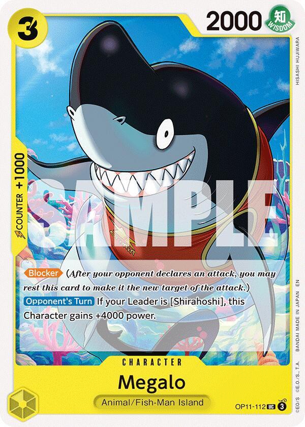 Megalo UC A Fist of Divine Speed OP11-112 NM