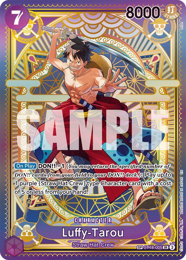 Luffy-Tarou (SP) SR A Fist of Divine Speed ST18-005 NM
