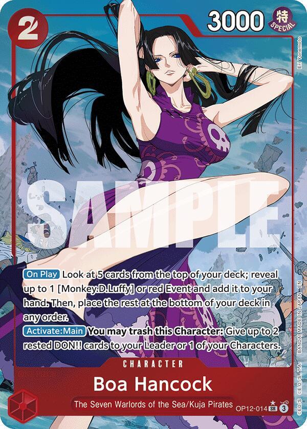 Boa Hancock (Alternate Art) SR Legacy of the Master OP12-014 NM