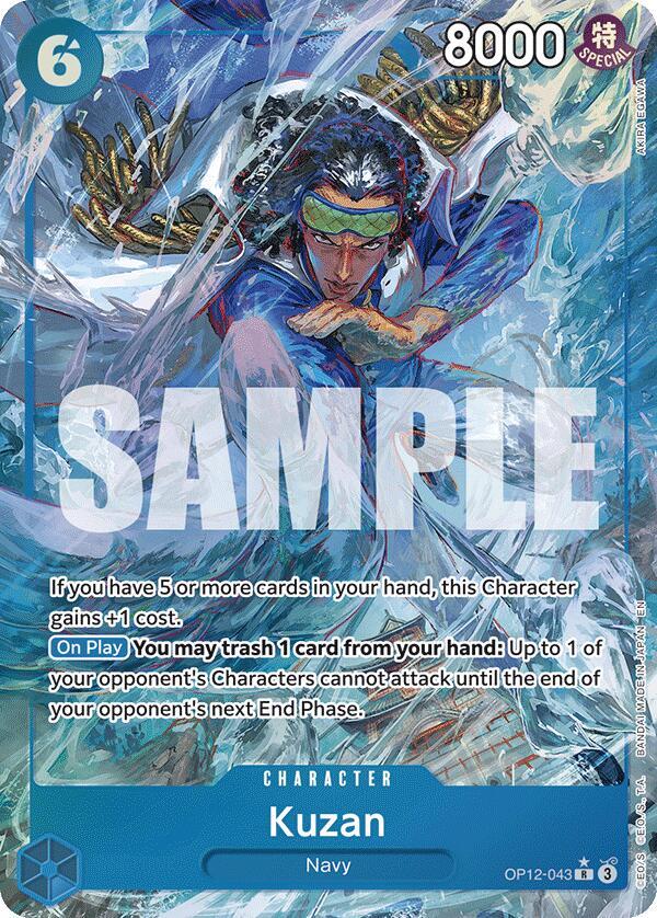 Kuzan (043) (Alternate Art) R Legacy of the Master OP12-043 NM