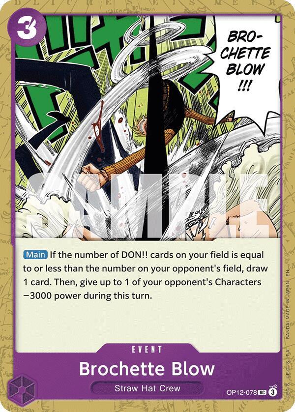Brochette Blow UC Legacy of the Master OP12-078 NM