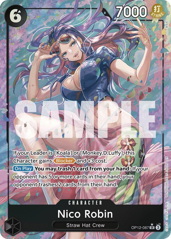 Nico Robin (Alternate Art) SR Legacy of the Master OP12-087 NM