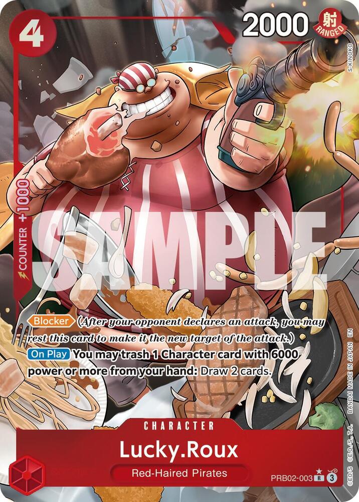 Lucky.Roux (Alternate Art) R Premium Booster -The Best- Vol. 2 PRB02-003 NM