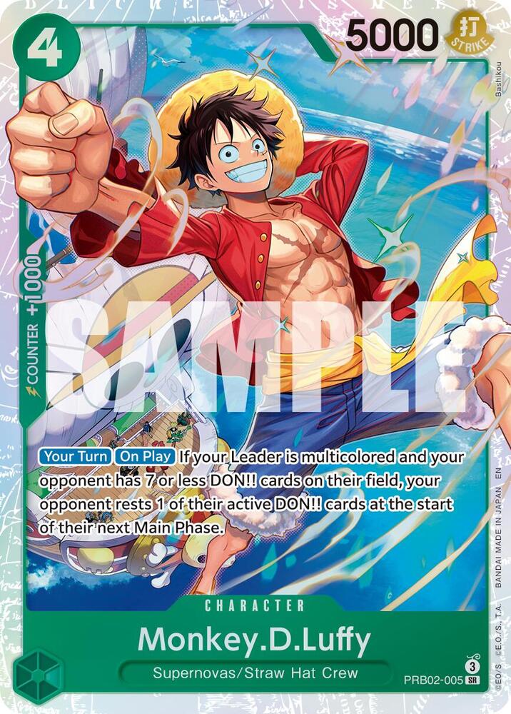 Monkey.D.Luffy - PRB02-005 SR Premium Booster -The Best- Vol. 2 PRB02-005 NM