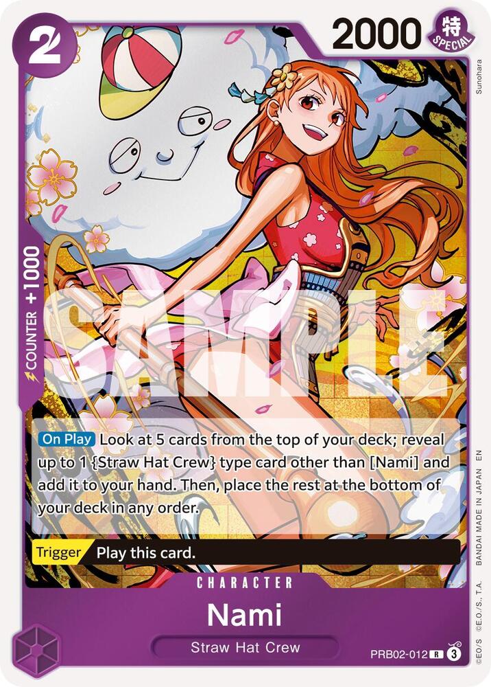 Nami R Premium Booster -The Best- Vol. 2 PRB02-012 NM
