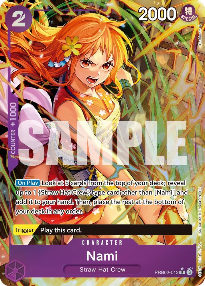 Nami (Alternate Art) R Premium Booster -The Best- Vol. 2 PRB02-012 NM