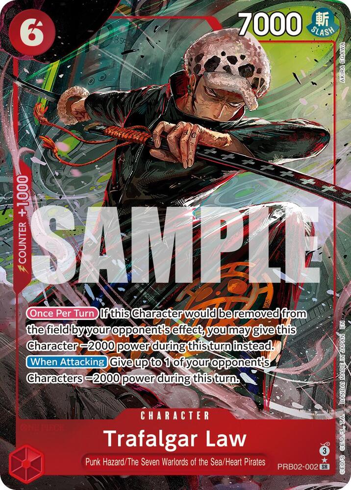 Trafalgar Law - PRB02-002 (Alternate Art) SR Premium Booster -The Best- Vol. 2 PRB02-002 NM