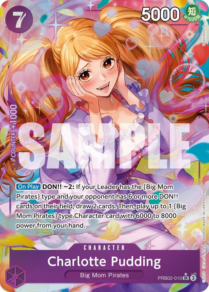 Charlotte Pudding - PRB02-010 (Alternate Art) SR Premium Booster -The Best- Vol. 2 PRB02-010 NM