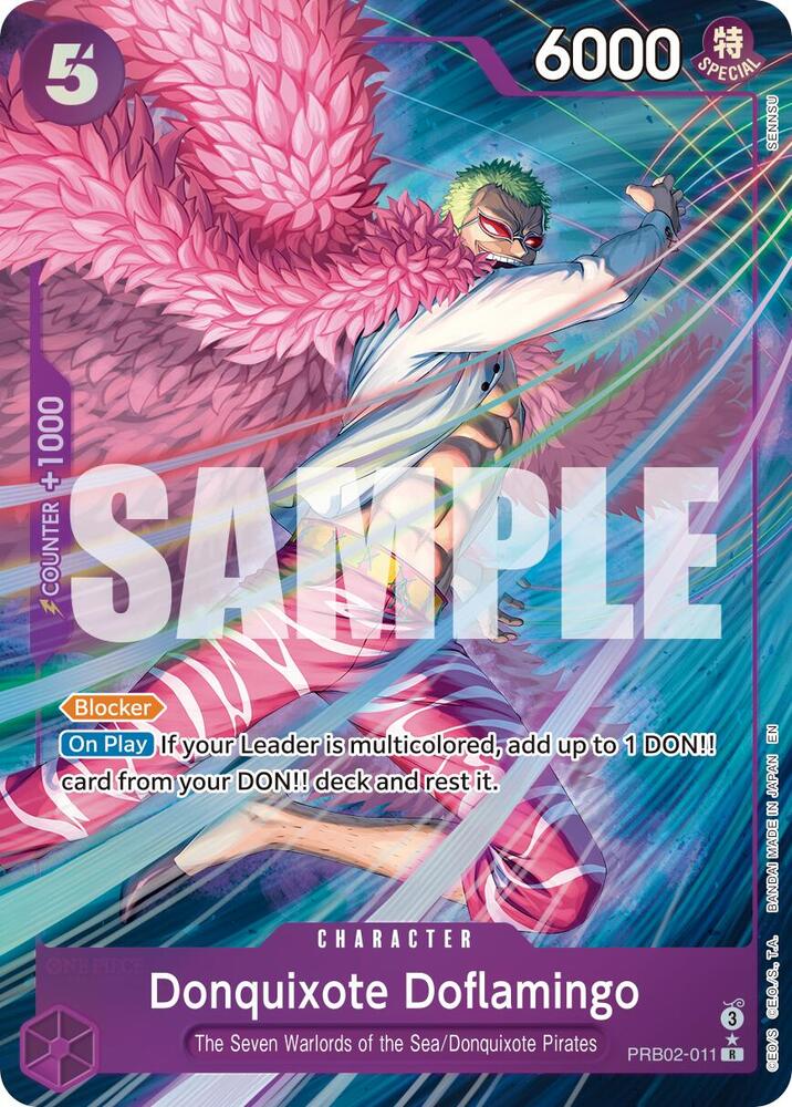Donquixote Doflamingo (Alternate Art) R Premium Booster -The Best- Vol. 2 PRB02-011 NM