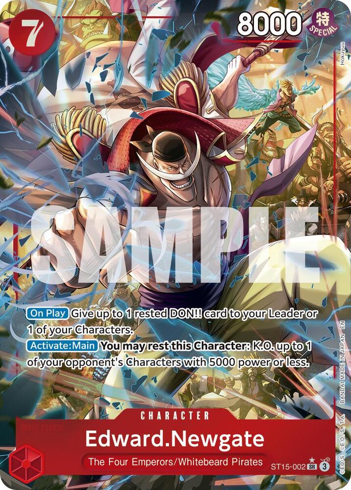 Edward.Newgate - ST15-002 (Alternate Art) SR Premium Booster -The Best- Vol. 2 ST15-002 NM