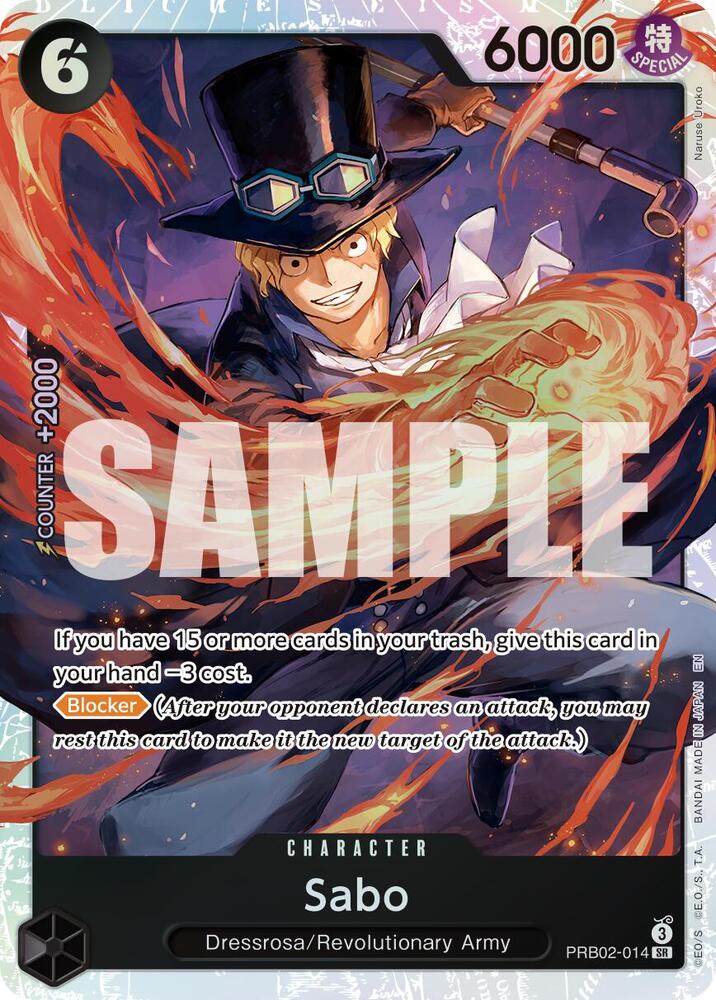 Sabo - PRB02-014 SR Premium Booster -The Best- Vol. 2 PRB02-014 NM