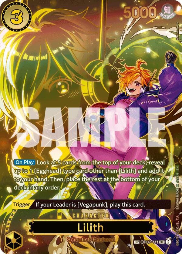 Lilith - OP07-111 (SP) SR Carrying On His Will OP07-111 NM