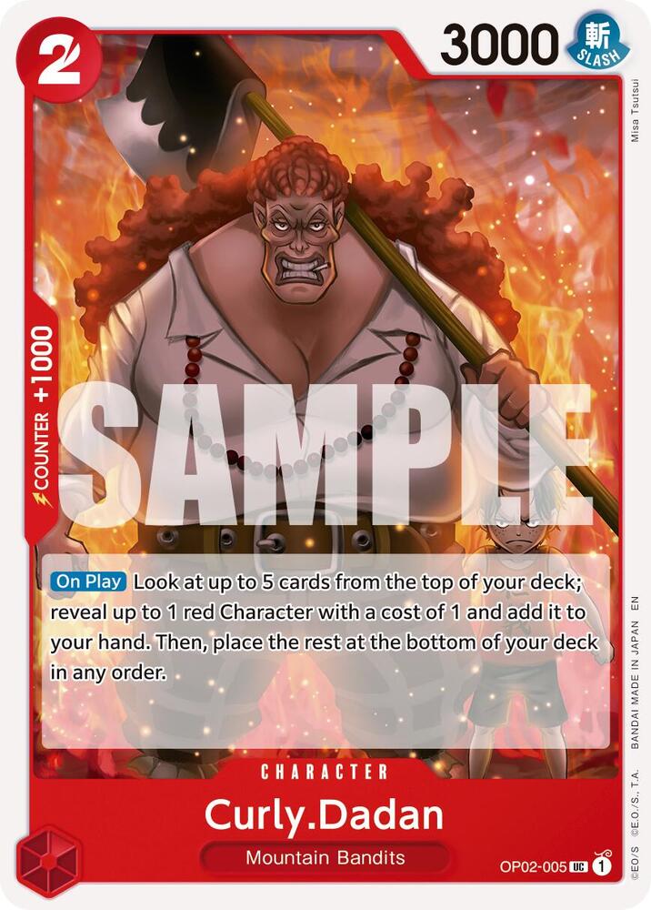 Curly.Dadan (Reprint) UC Premium Booster -The Best- Vol. 2 OP02-005 NM