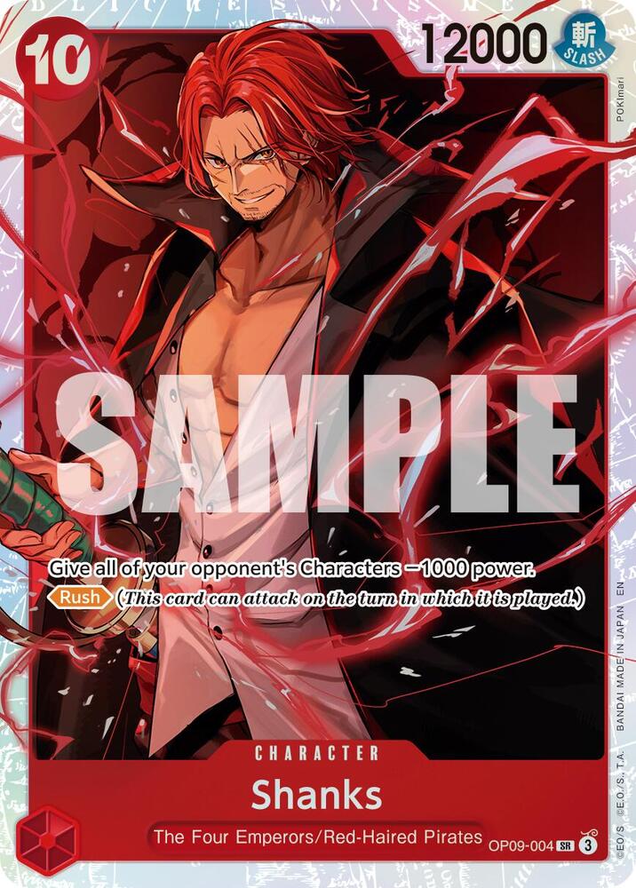 Shanks - OP09-004 (Reprint) SR Premium Booster -The Best- Vol. 2 OP09-004 NM