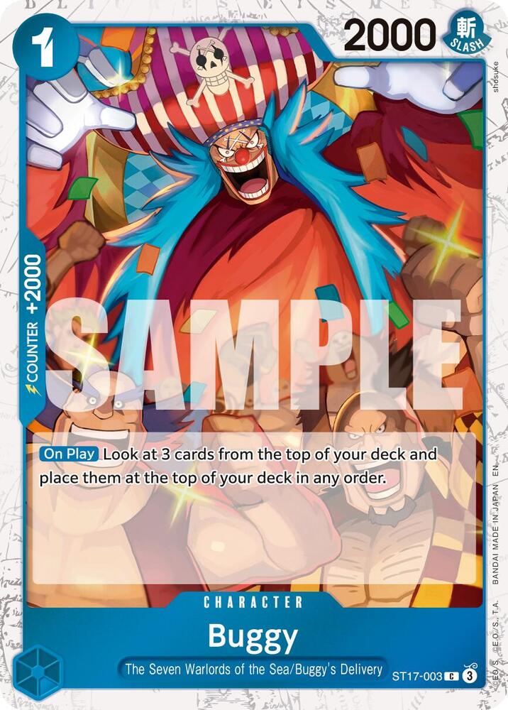 Buggy - ST17-003 (Pirate Foil) C Premium Booster -The Best- Vol. 2 ST17-003 NM