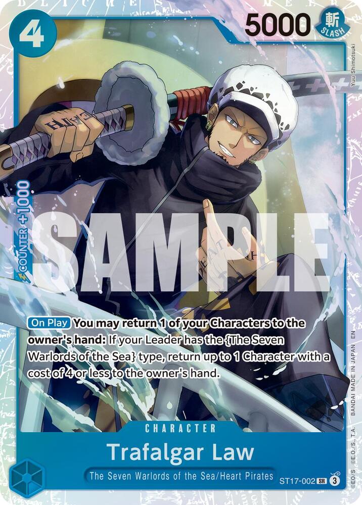 Trafalgar Law - ST17-002 (Reprint) SR Premium Booster -The Best- Vol. 2 ST17-002 NM