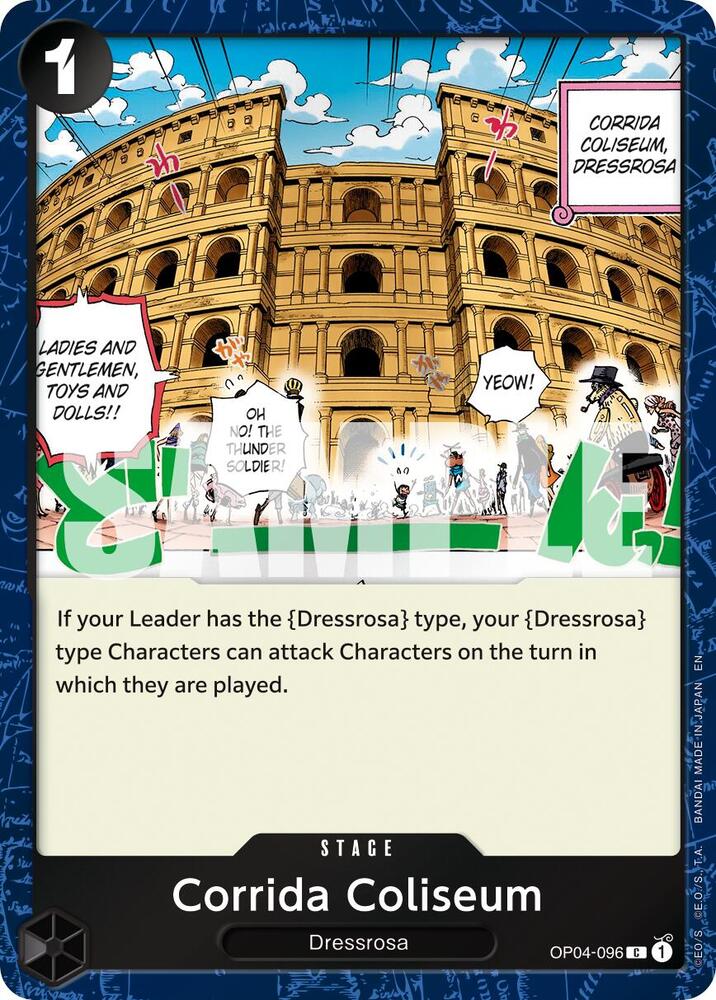 Corrida Coliseum (Pirate Foil) C Premium Booster -The Best- Vol. 2 OP04-096 NM