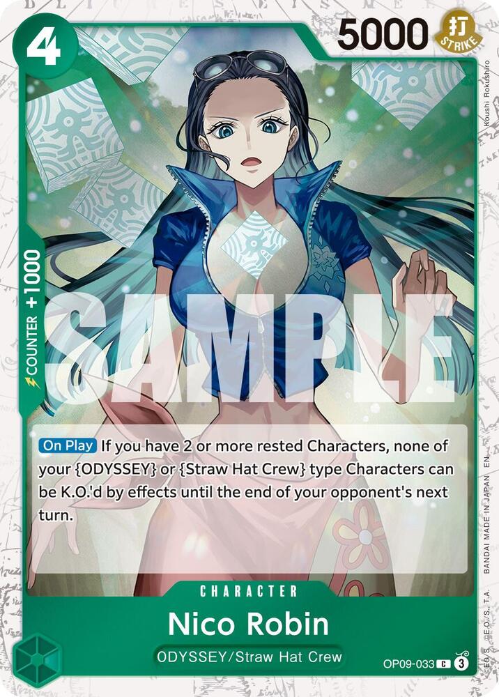 Nico Robin - OP09-033 (Pirate Foil) C Premium Booster -The Best- Vol. 2 OP09-033 NM
