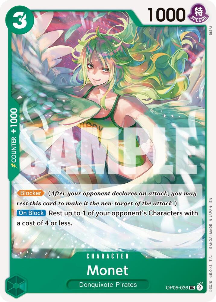 Monet (Reprint) UC Premium Booster -The Best- Vol. 2 OP05-036 NM