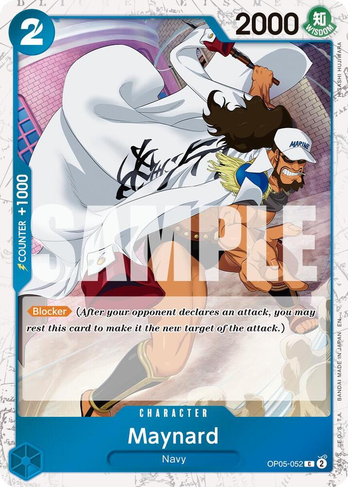 Maynard (Pirate Foil) C Premium Booster -The Best- Vol. 2 OP05-052 NM