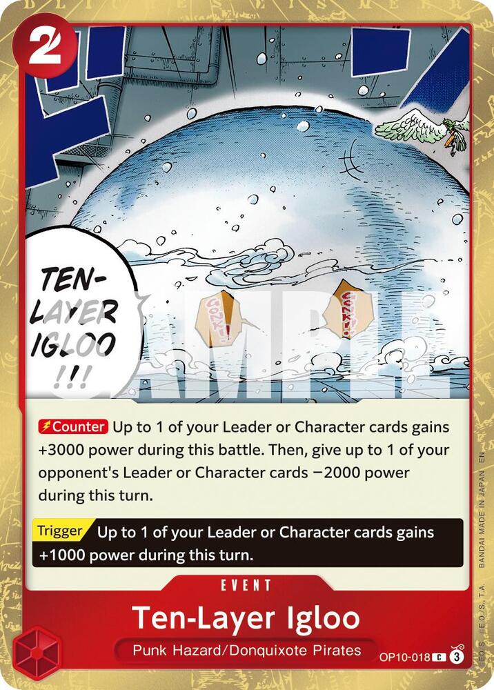 Ten-Layer Igloo (Pirate Foil) C Premium Booster -The Best- Vol. 2 OP10-018 NM