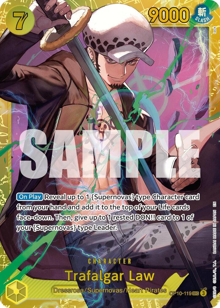 Trafalgar Law - OP10-119 (Reprint) SEC Premium Booster -The Best- Vol. 2 OP10-119 NM